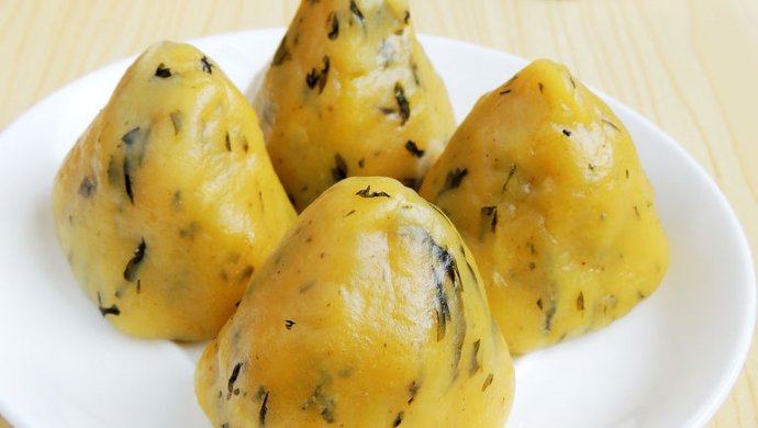 菜叶窝头