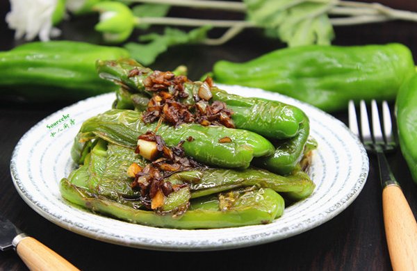 糖醋虎皮尖椒