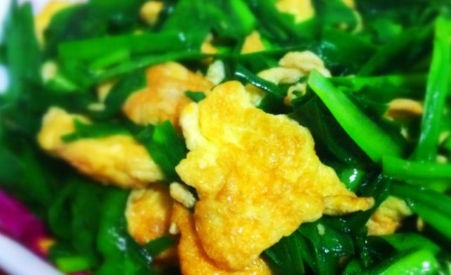 韭菜炒鸡蛋