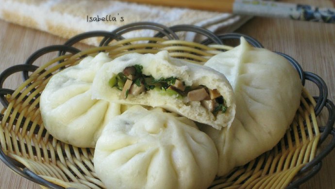 香菇青菜包子