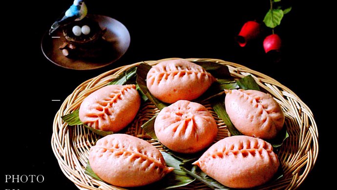粉色佳人（素包子）