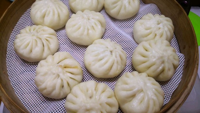 松软可口的包子