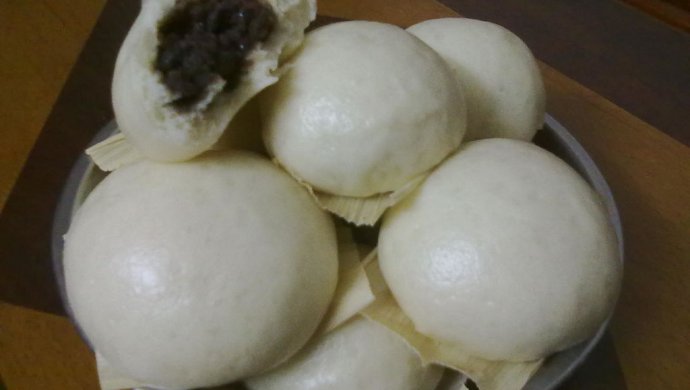 红豆沙包子