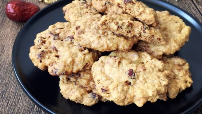 枣核燕麦大cookie
