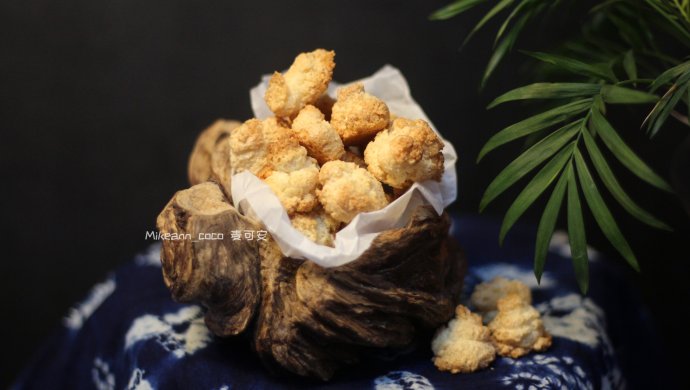 宝宝辅食―椰香蛋白饼干（20+）