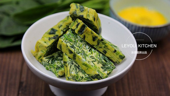 菠菜鸡蛋糕