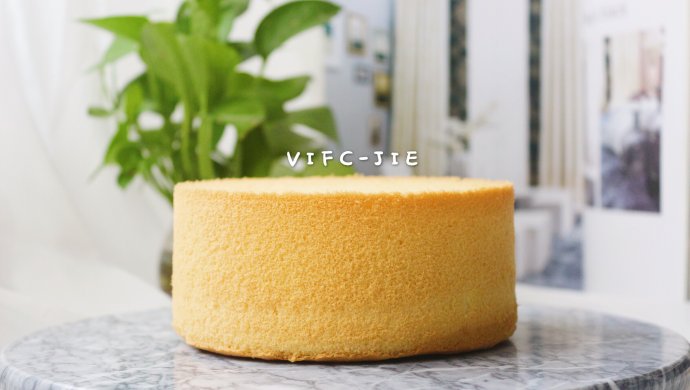 6寸原味戚风蛋糕