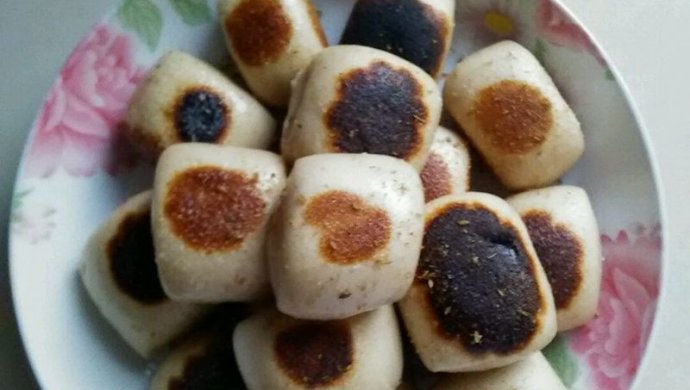 煎老面馒头