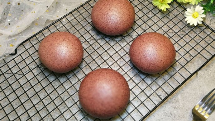 黑米面馒头