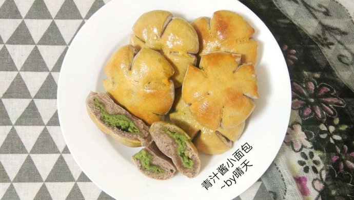 粗粮青汁酱小面包~