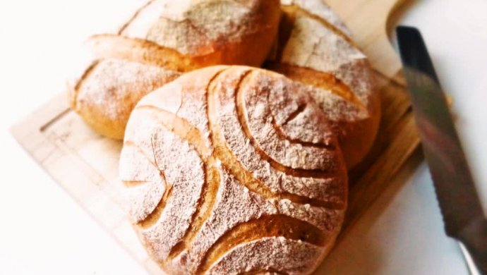 「欧包」经典英式布鲁姆面包 English bloomer