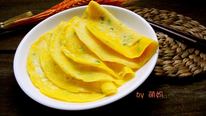 快手午餐～葱花鸡蛋饼