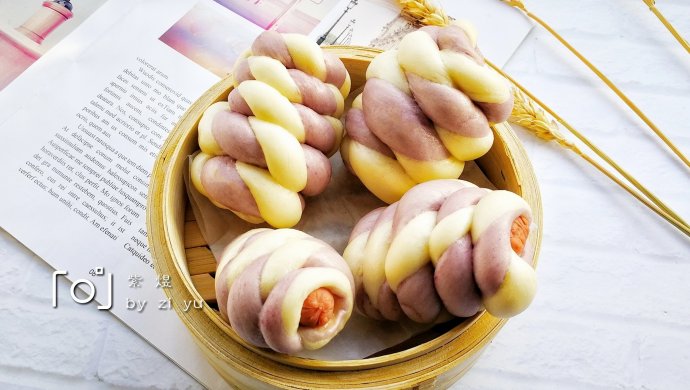 双色肠卷