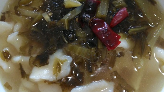 酸菜面块（面疙瘩）+酸菜??面(手工面条)