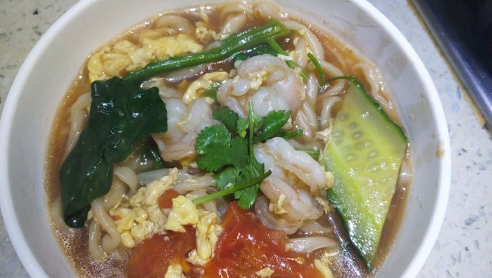 炝锅面条汤