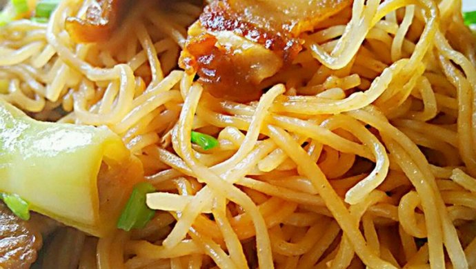 豆角焖面――蒸面条