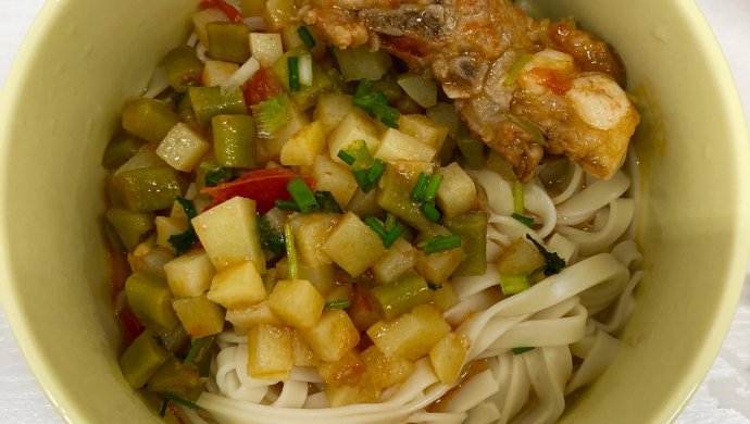 面条 麻食 （自创销魂面条）