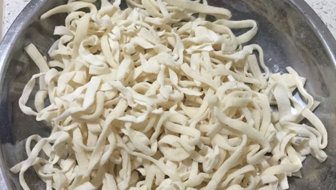 纯手工自制面条
