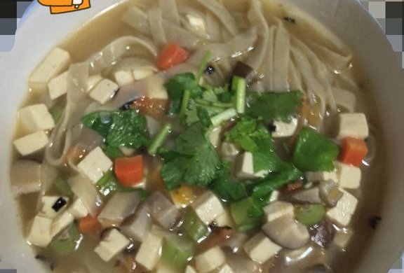 最简易的美味面条  ~素臊子杂面