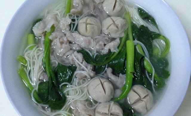 肉丸面条