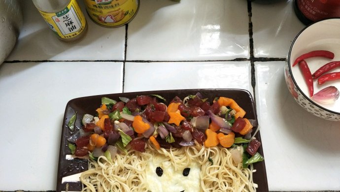 女孩面条