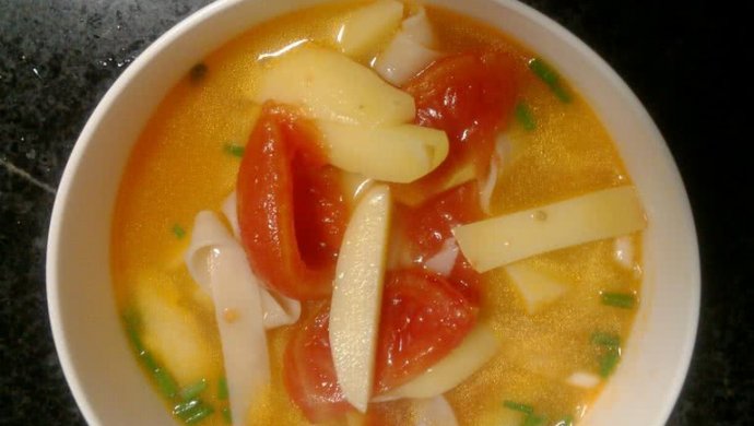 西红柿土豆面条――夏日懒人版