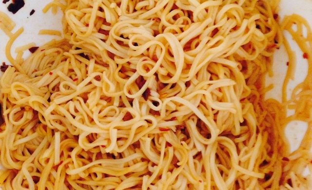 懒人面条―――老干妈拌面