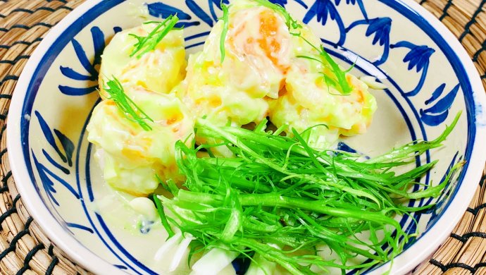 柏悦版芥末虾球