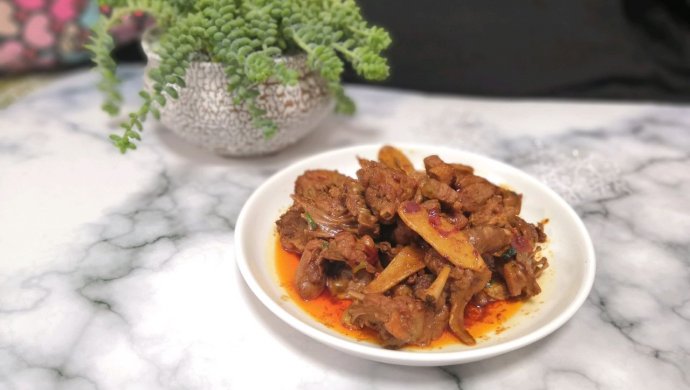 豆瓣酱焖鸭子