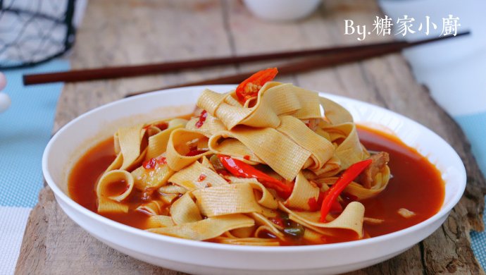 红油豆瓣酱干豆腐