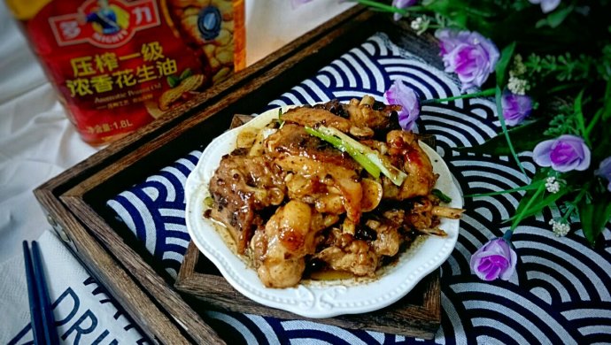 金牌豆豉干葱鸡
