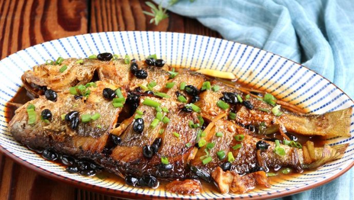 豆豉烧黄鱼
