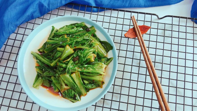 豆豉油麦菜