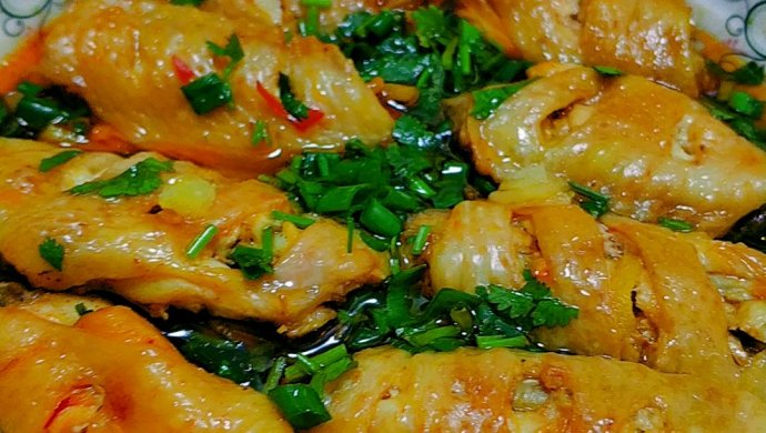 豆瓣酱蒸鸡翅中