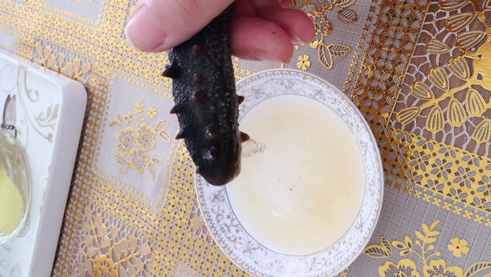 海参沾蜂蜜