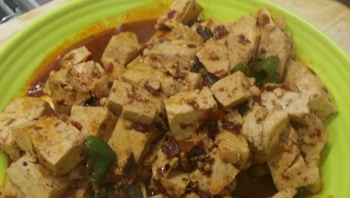 豆瓣酱炒豆腐