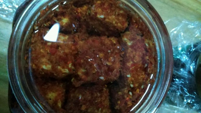 自制川味霉豆腐