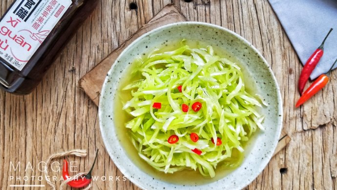 家常菜～醋拌莴苣【醯官醋】
