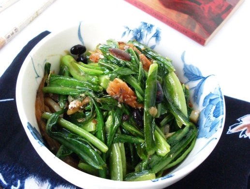 豆豉鲮鱼油麦菜