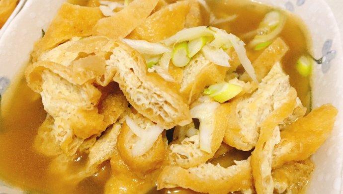 高汤油豆腐