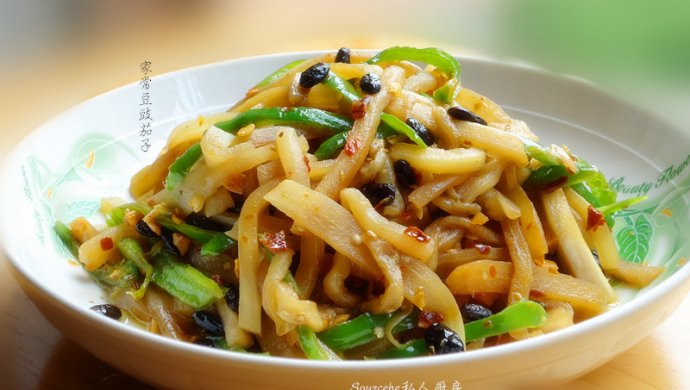 家常豆豉茄子