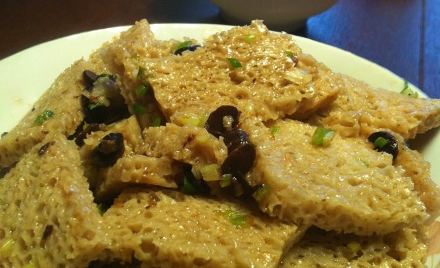 豆豉炒面筋