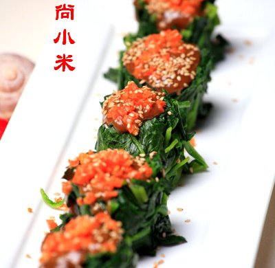 菠菜芥末堆
