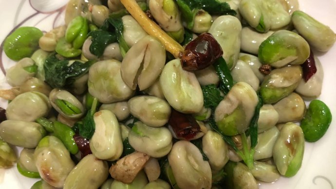 炝炒蚕豆（胡豆）