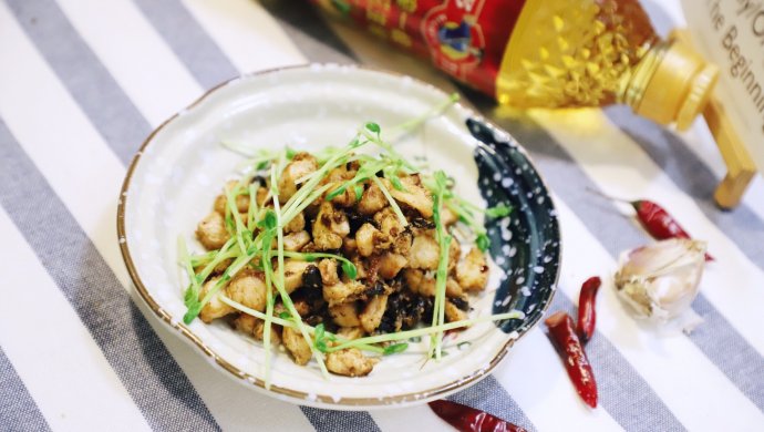金牌干葱豆豉鸡