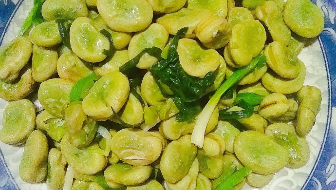 清炒蚕豆（大豆）