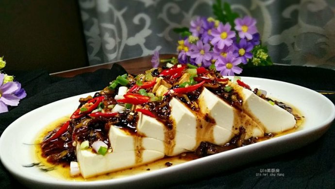 【风味豆豉嫩豆腐】