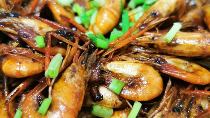 豆瓣酱炒河虾