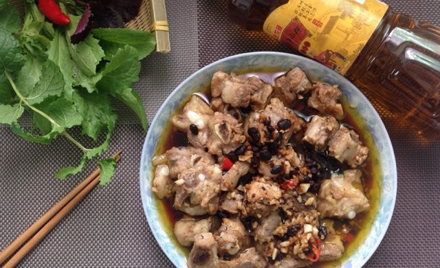 豆豉蒸排骨