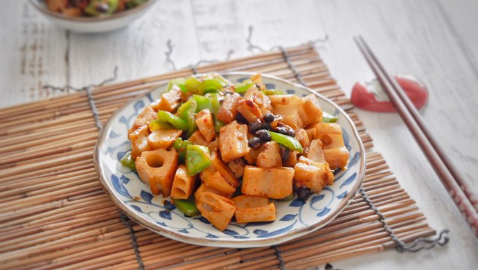 风味豆豉藕丁